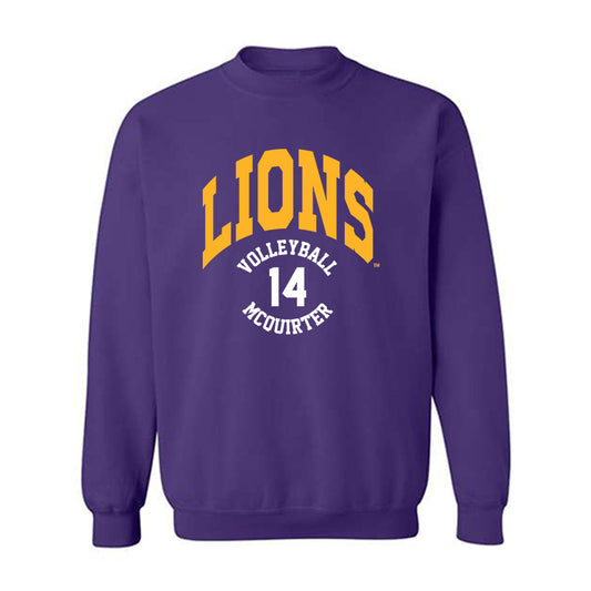 North Alabama - NCAA Women's Volleyball : Paris McQuirter - Classic Fashion Shersey Crewneck Sweatshirt-0
