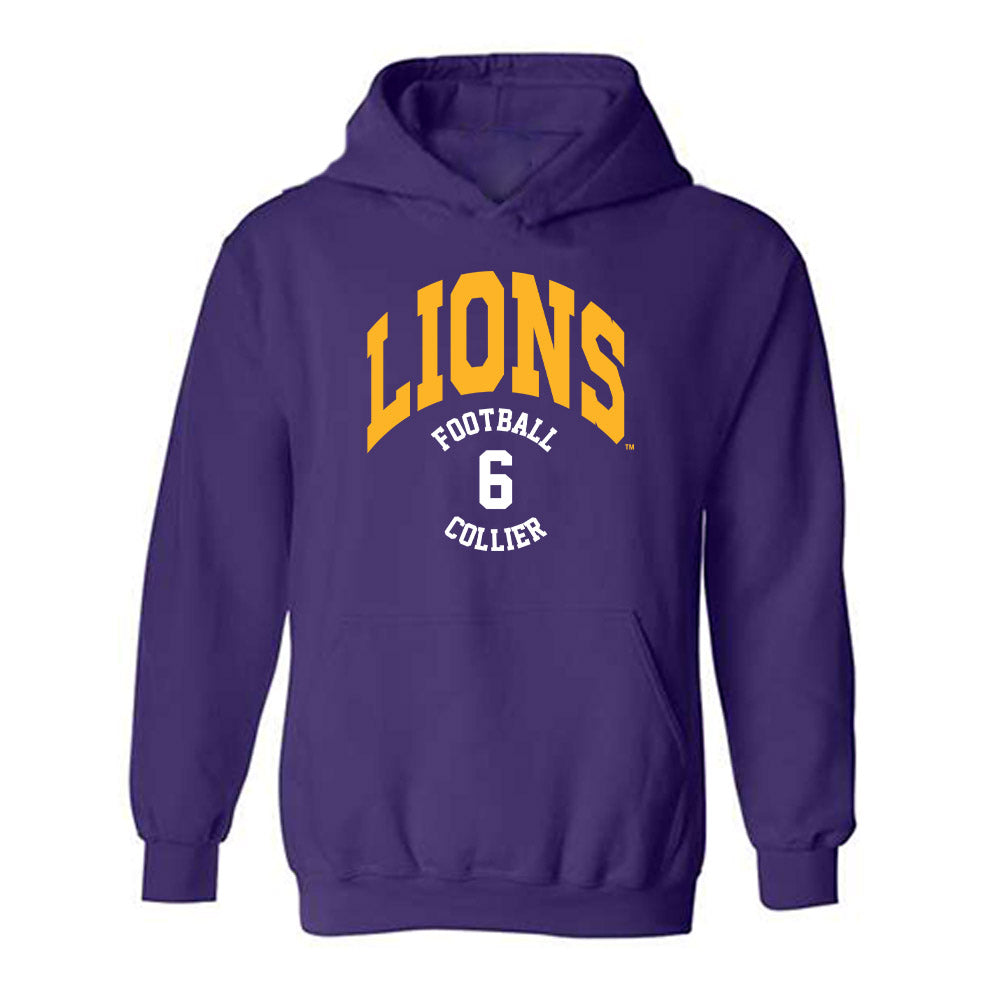 North Alabama - NCAA Football : Travis Collier - Classic Fashion Shersey Hooded Sweatshirt-0