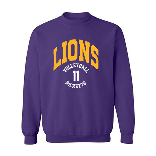 North Alabama - NCAA Women's Volleyball : Reese Ricketts - Classic Fashion Shersey Crewneck Sweatshirt-0