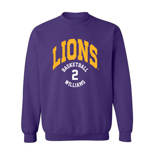 North Alabama - NCAA Men's Basketball : Corneilous Williams - Classic Fashion Shersey Crewneck Sweatshirt-0