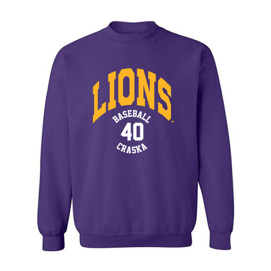 North Alabama - NCAA Baseball : Petey Craska - Classic Fashion Shersey Crewneck Sweatshirt-0