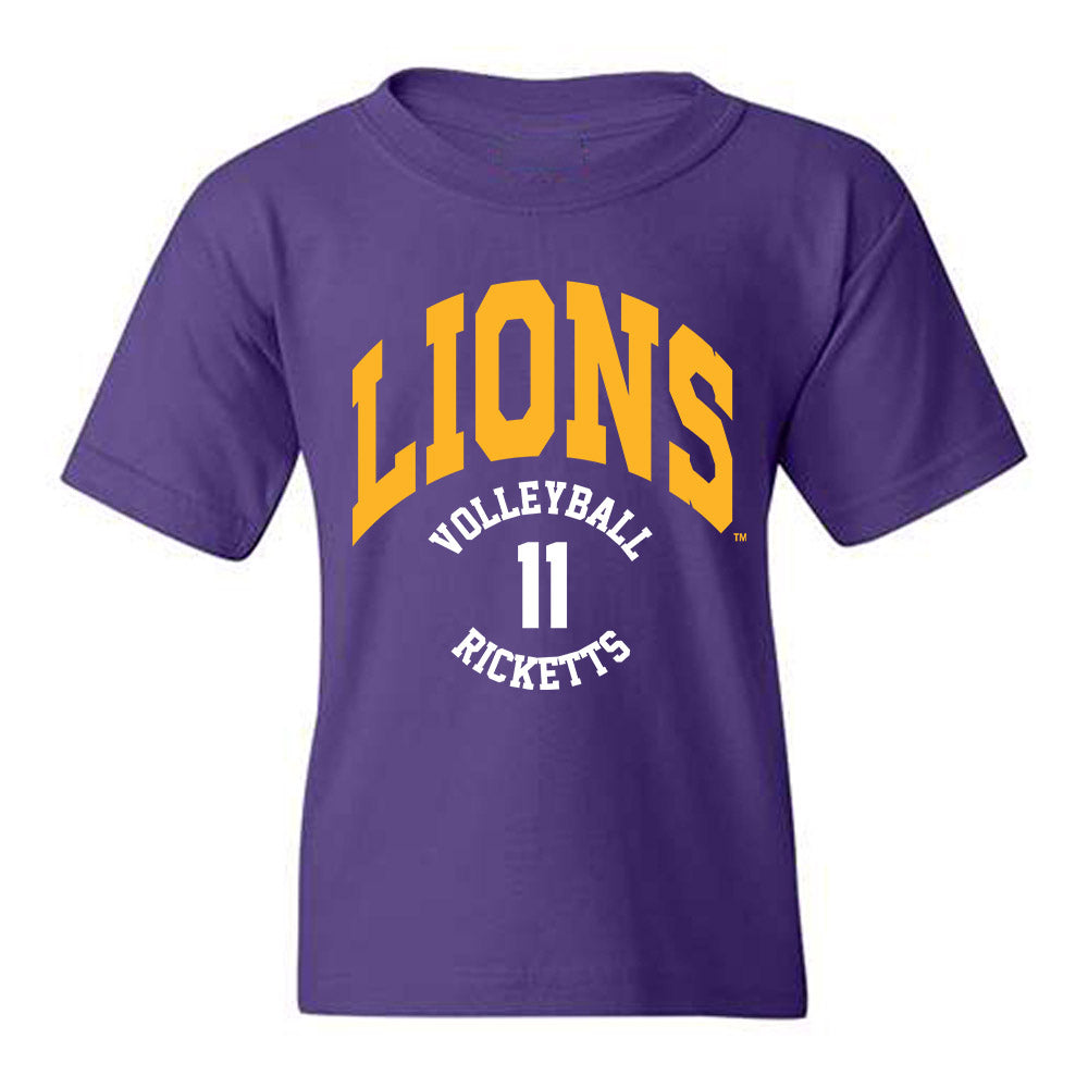 North Alabama - NCAA Women's Volleyball : Reese Ricketts - Classic Fashion Shersey Youth T-Shirt-0
