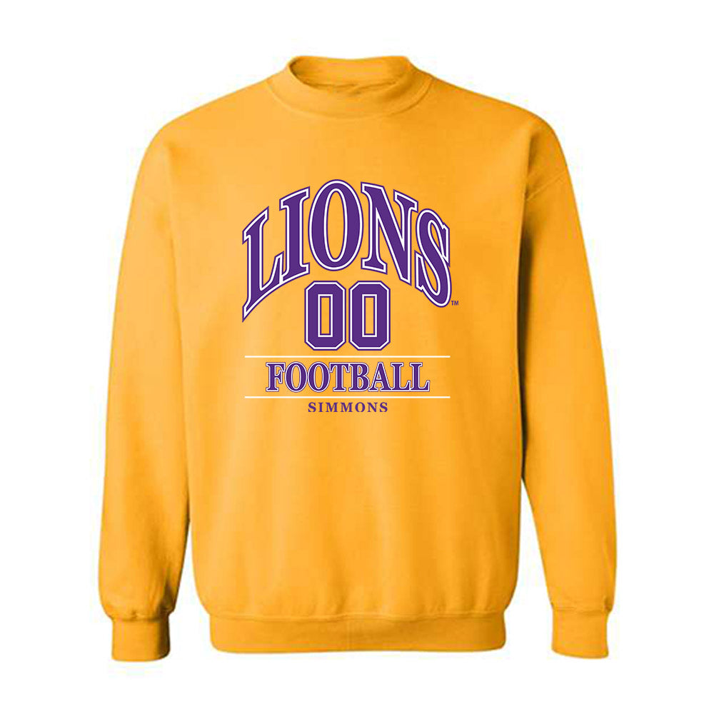 North Alabama - NCAA Football : Dawson Simmons - Classic Fashion Shersey Crewneck Sweatshirt-0