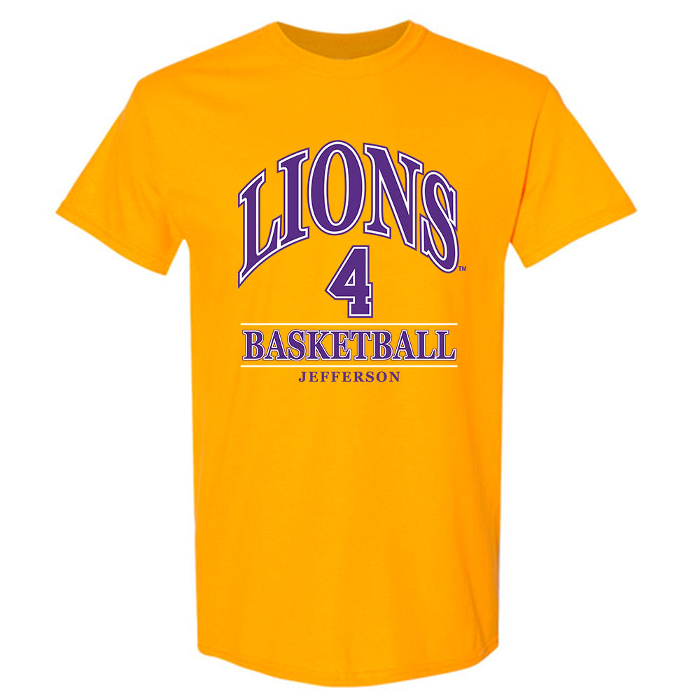 North Alabama - NCAA Men's Basketball : Canin Jefferson - Classic Fashion Shersey T-Shirt-0