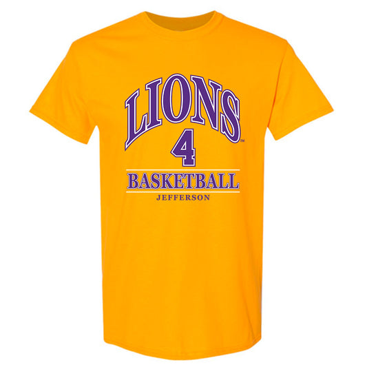 North Alabama - NCAA Men's Basketball : Canin Jefferson - Classic Fashion Shersey T-Shirt-0