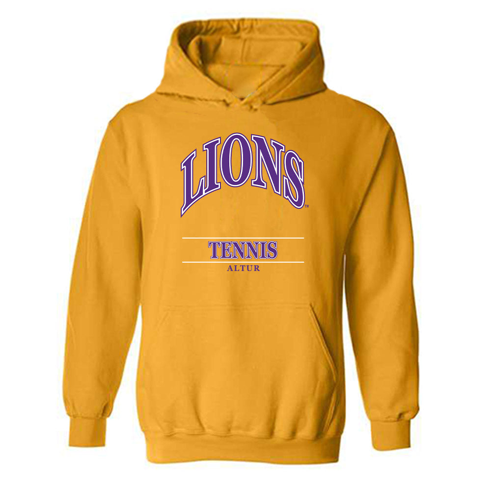 North Alabama - NCAA Men's Tennis : Alberto Altur - Classic Fashion Shersey Hooded Sweatshirt-0
