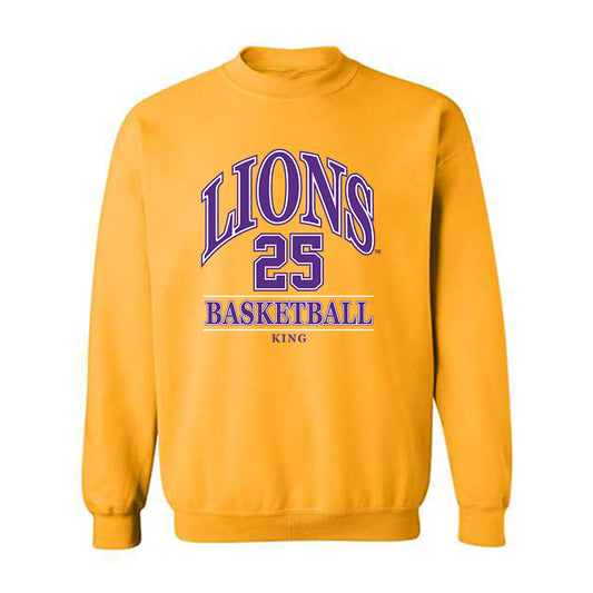 North Alabama - NCAA Men's Basketball : Darkaun King - Classic Fashion Shersey Crewneck Sweatshirt-0