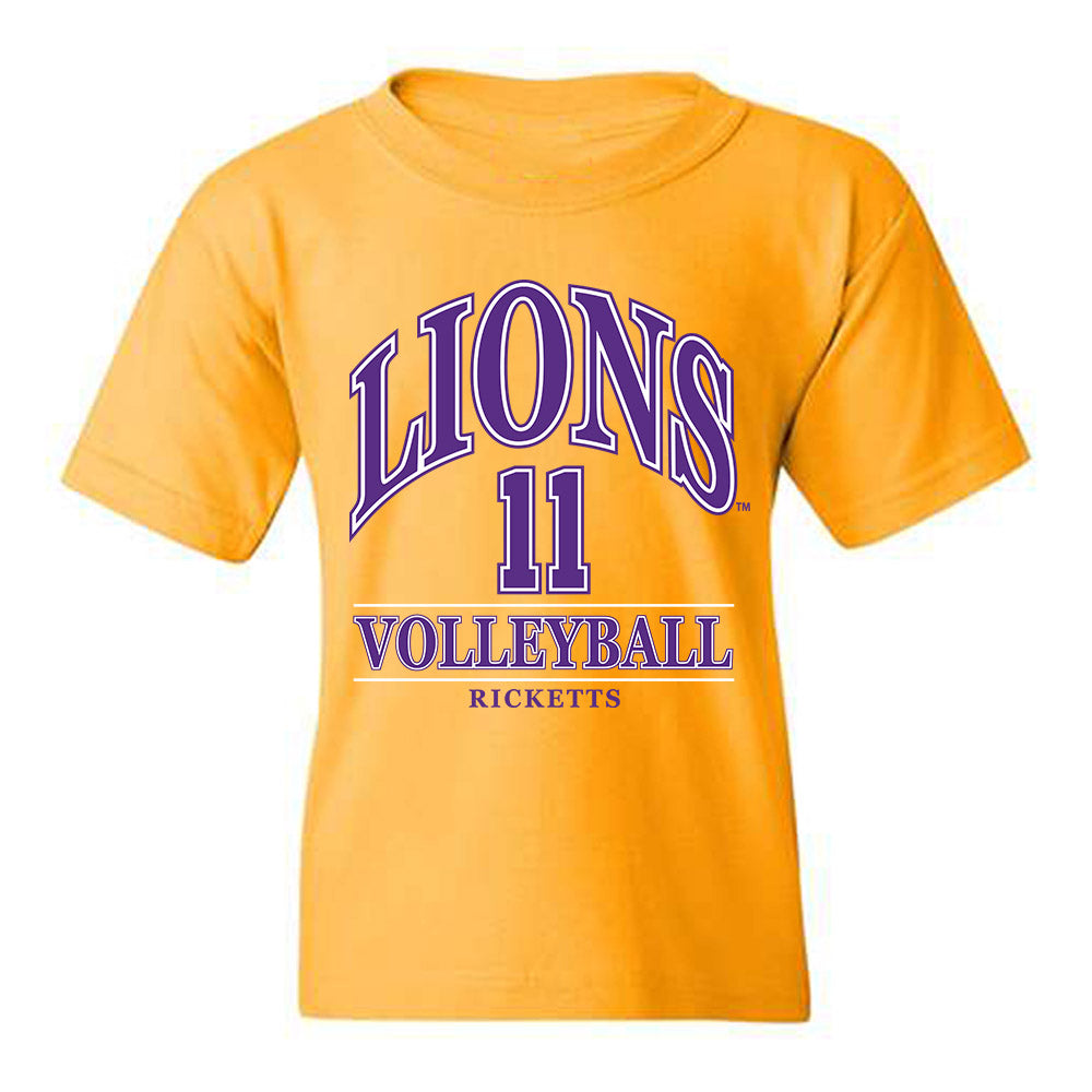 North Alabama - NCAA Women's Volleyball : Reese Ricketts - Classic Fashion Shersey Youth T-Shirt-0