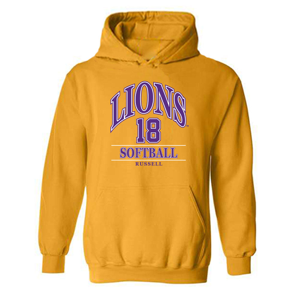 North Alabama - NCAA Softball : Kylei Russell - Classic Fashion Shersey Hooded Sweatshirt-0