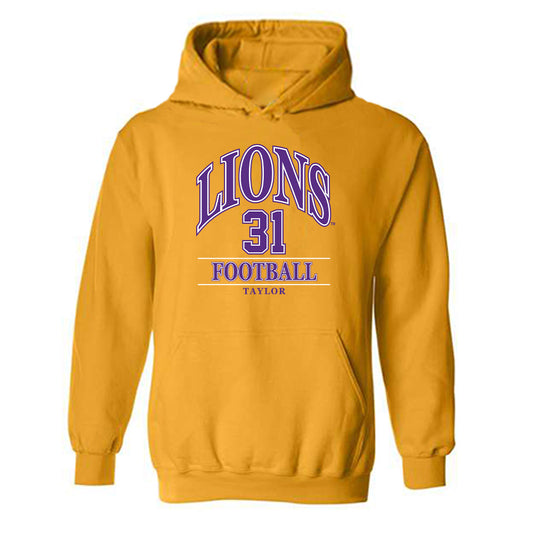 North Alabama - NCAA Football : John Taylor - Classic Fashion Shersey Hooded Sweatshirt-0