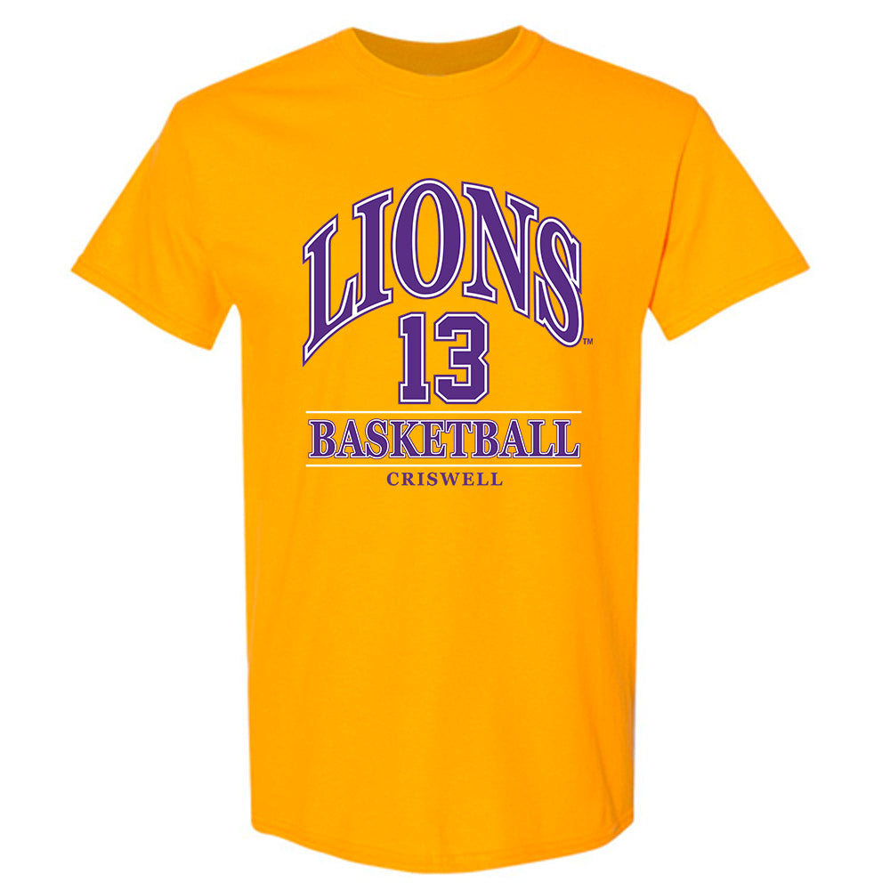 North Alabama - NCAA Women's Basketball : Katie Criswell - Classic Fashion Shersey T-Shirt-0