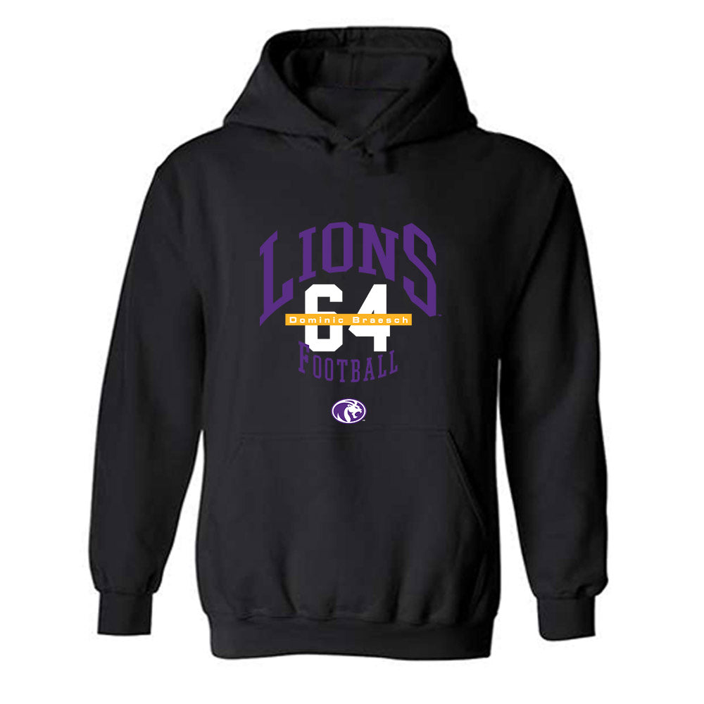 North Alabama - NCAA Football : Dominic Braesch - Classic Fashion Shersey Hooded Sweatshirt-0