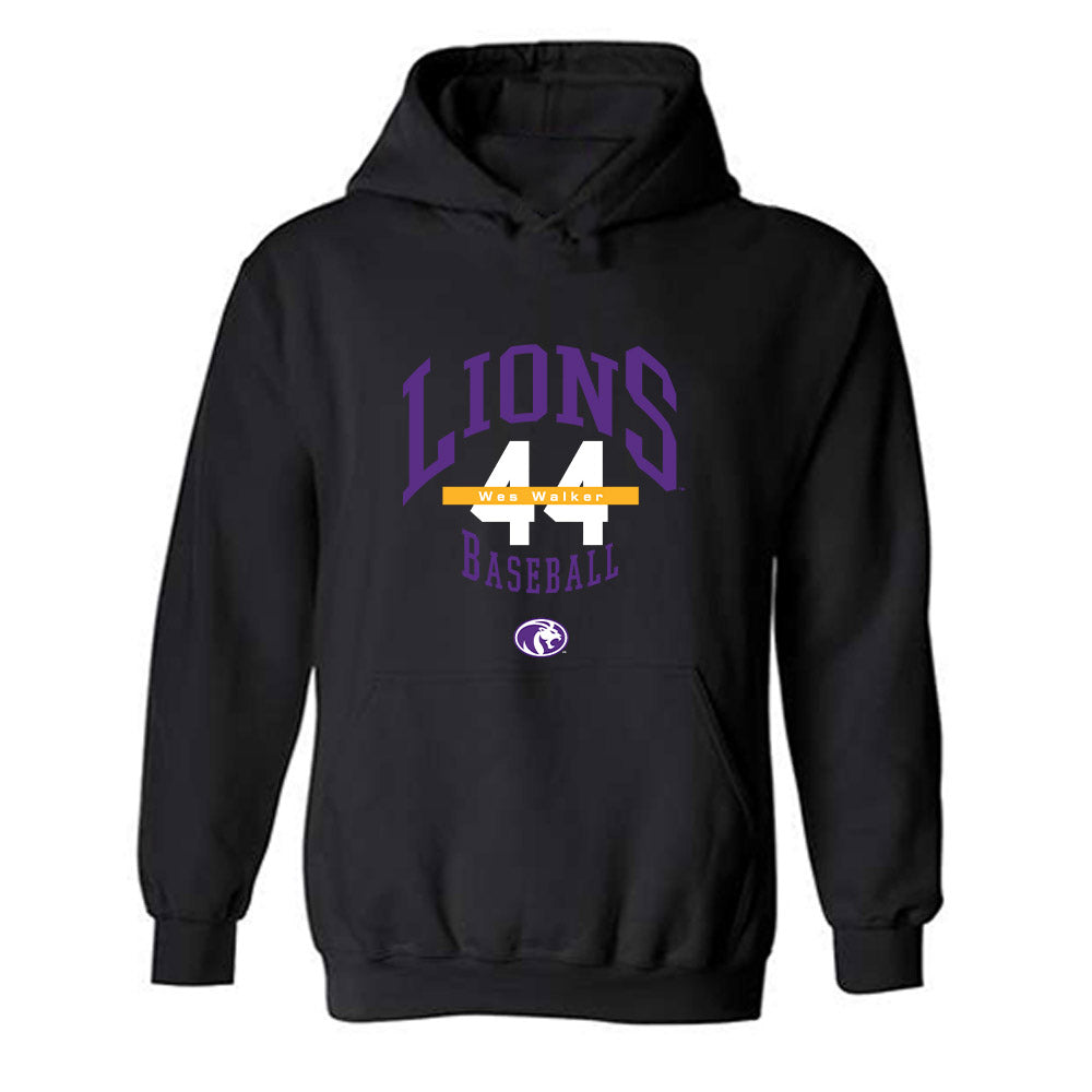 North Alabama - NCAA Baseball : Wes Walker - Classic Fashion Shersey Hooded Sweatshirt-0