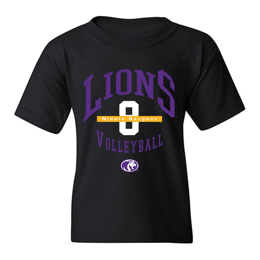 North Alabama - NCAA Women's Volleyball : Nicole Sargent - Classic Fashion Shersey Youth T-Shirt-0