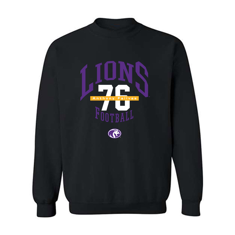 North Alabama - NCAA Football : Anthony Faiivae - Classic Fashion Shersey Crewneck Sweatshirt-0