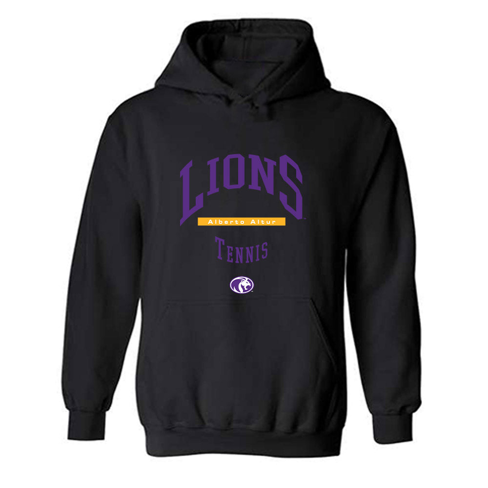North Alabama - NCAA Men's Tennis : Alberto Altur - Classic Fashion Shersey Hooded Sweatshirt-0