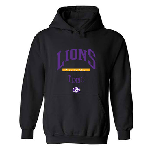 North Alabama - NCAA Men's Tennis : Alberto Altur - Classic Fashion Shersey Hooded Sweatshirt-0