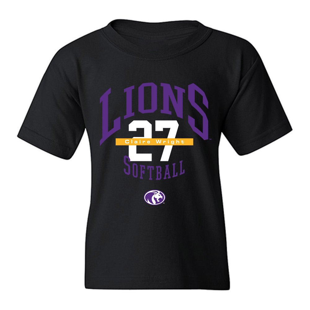 North Alabama - NCAA Softball : Claire Wright - Classic Fashion Shersey Youth T-Shirt-0