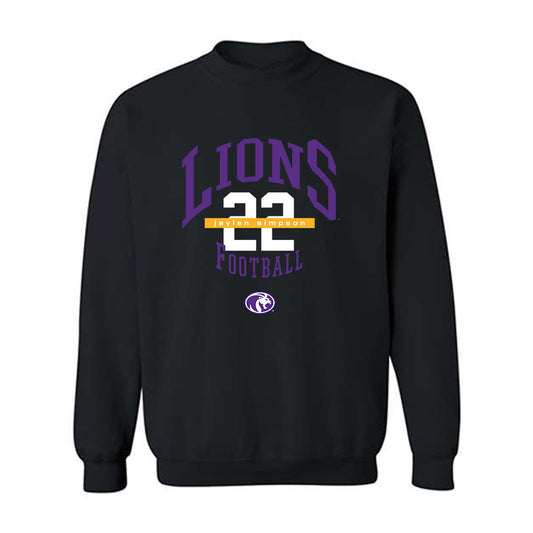 North Alabama - NCAA Football :Jaylen Simpson - Classic Fashion Shersey Crewneck Sweatshirt-0