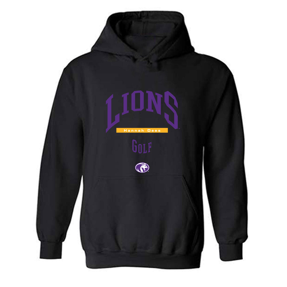North Alabama - NCAA Women's Golf : Hannah Dees - Classic Fashion Shersey Hooded Sweatshirt-0