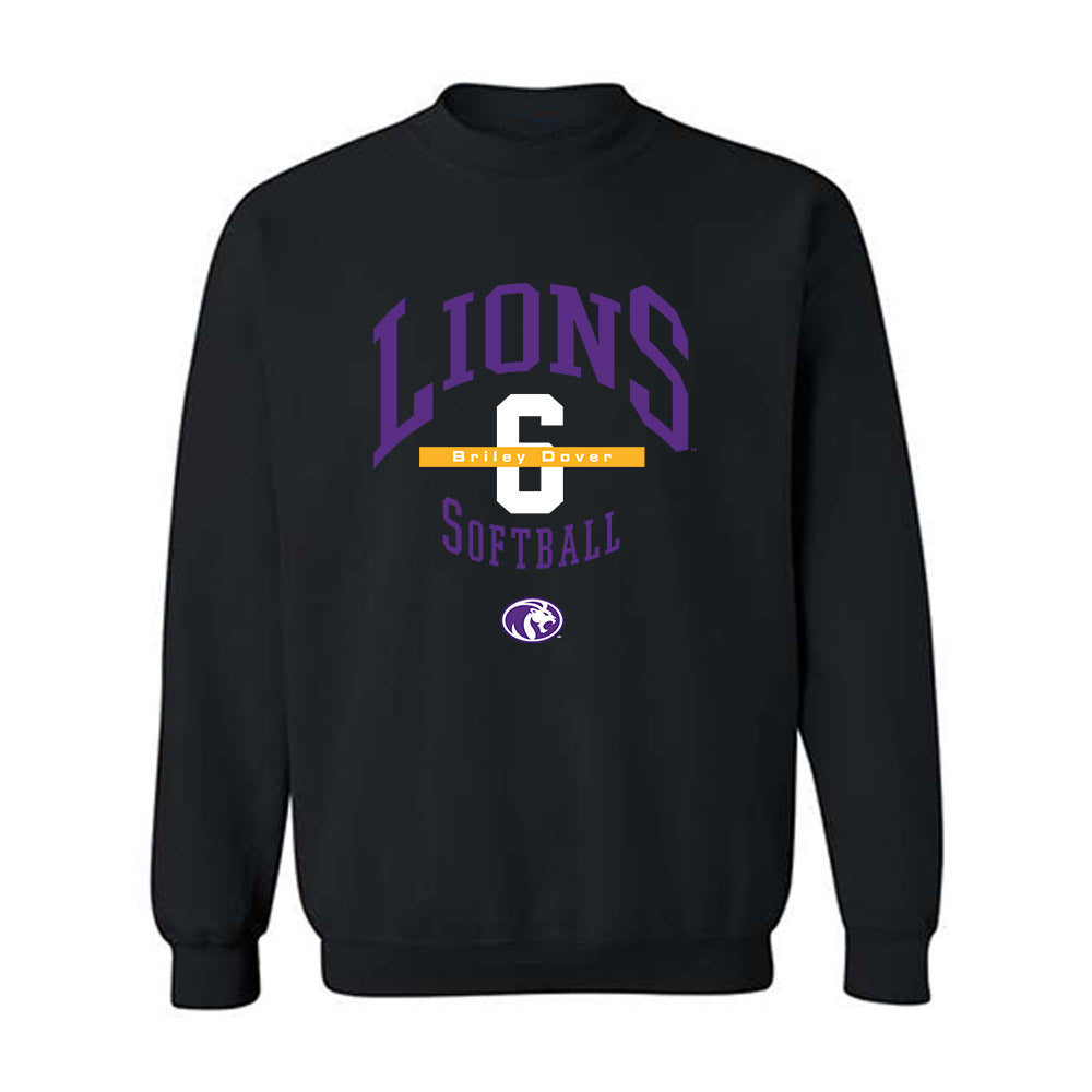 North Alabama - NCAA Softball : Briley Dover - Classic Fashion Shersey Crewneck Sweatshirt-0