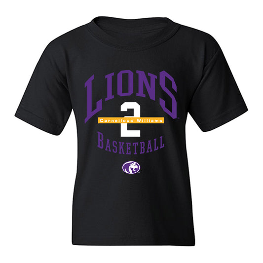 North Alabama - NCAA Men's Basketball : Corneilous Williams - Classic Fashion Shersey Youth T-Shirt-0