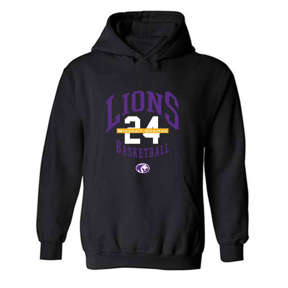 North Alabama - NCAA Men's Basketball : Mitchell Chaffee - Classic Fashion Shersey Hooded Sweatshirt