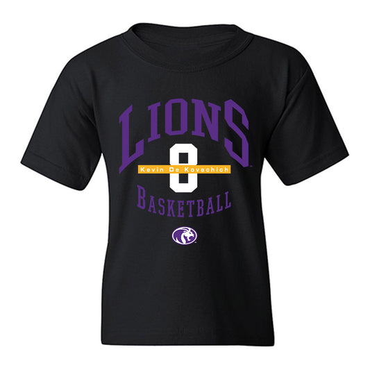 North Alabama - NCAA Men's Basketball : Kevin De Kovachich - Classic Fashion Shersey Youth T-Shirt-0