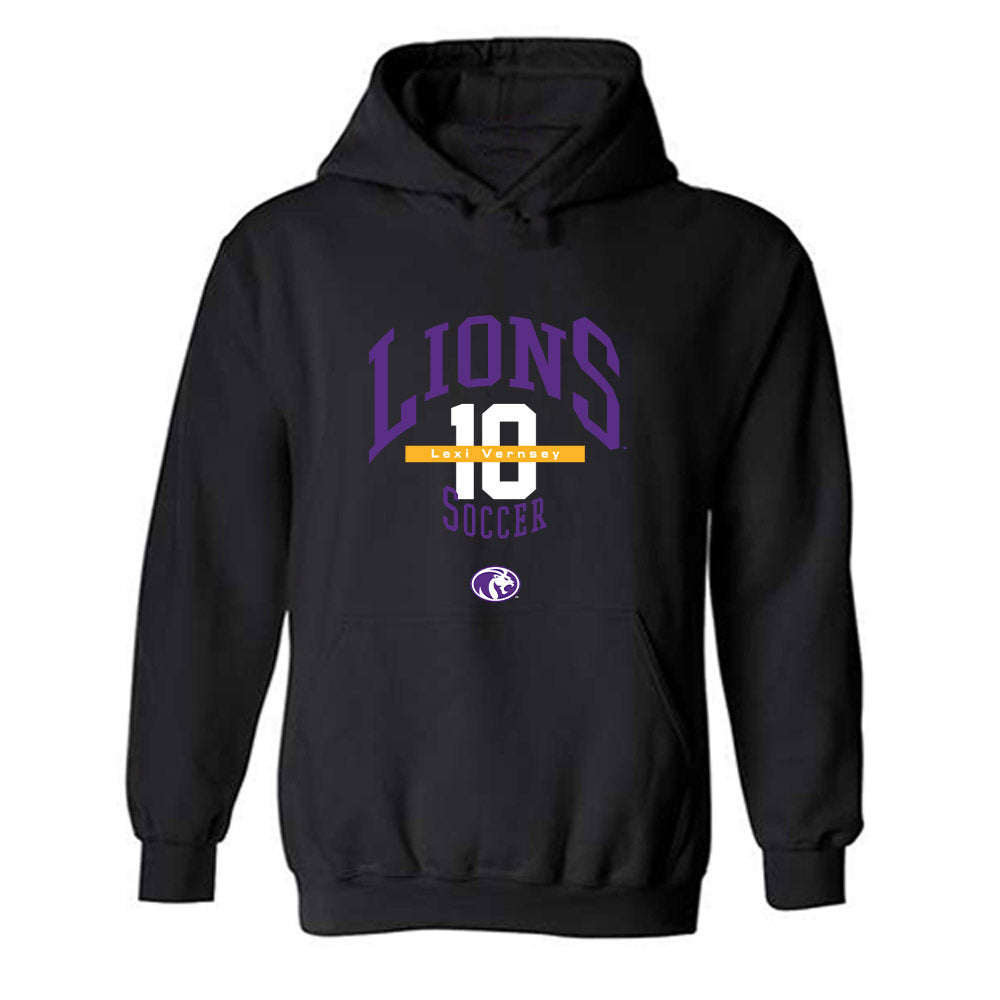 North Alabama - NCAA Women's Soccer : Lexi Vernsey - Classic Fashion Shersey Hooded Sweatshirt