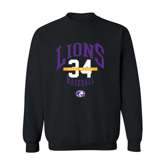North Alabama - NCAA Baseball : Nash Rippen - Classic Fashion Shersey Crewneck Sweatshirt-0