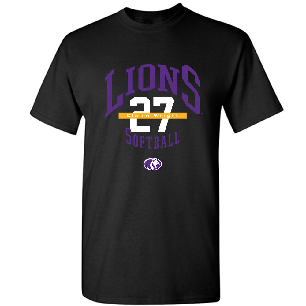 North Alabama - NCAA Softball : Claire Wright - Classic Fashion Shersey T-Shirt-0