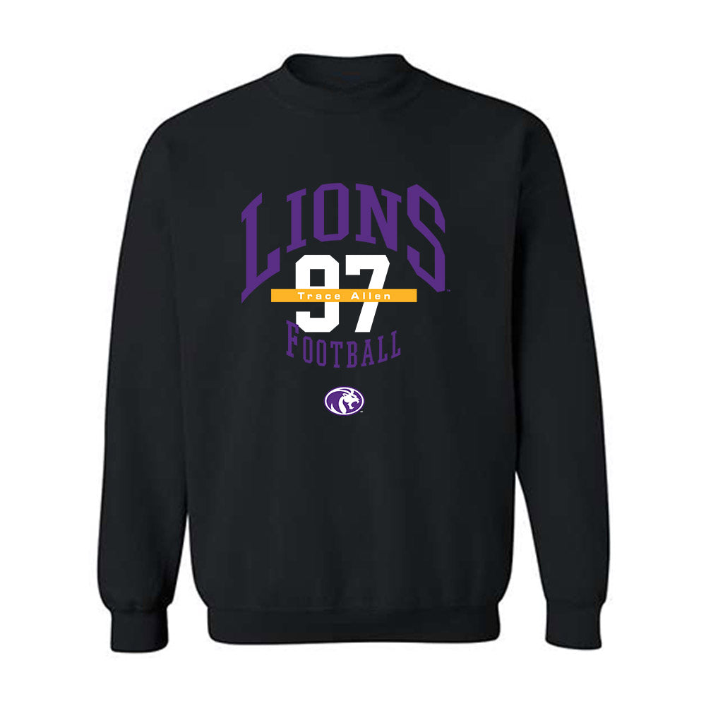 North Alabama - NCAA Football : Trace Allen - Classic Fashion Shersey Crewneck Sweatshirt-0
