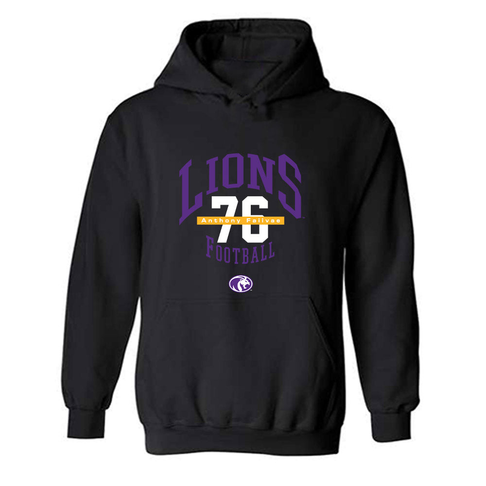 North Alabama - NCAA Football : Anthony Faiivae - Classic Fashion Shersey Hooded Sweatshirt-0