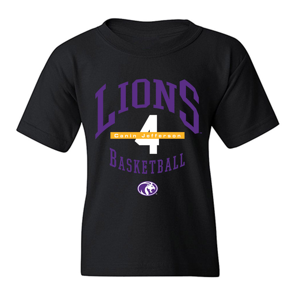 North Alabama - NCAA Men's Basketball : Canin Jefferson - Classic Fashion Shersey Youth T-Shirt-0