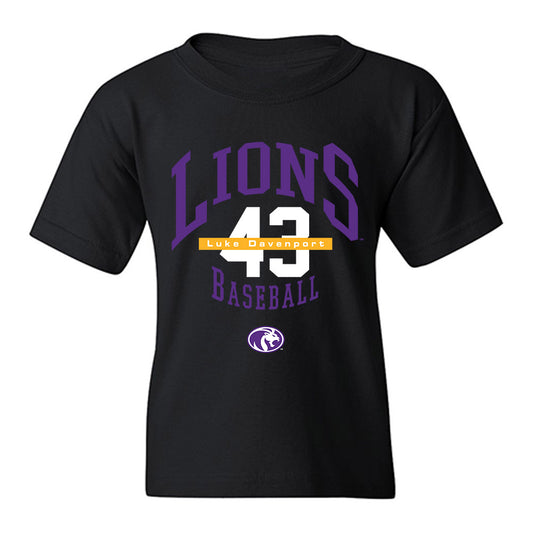 North Alabama - NCAA Baseball : Luke Davenport - Classic Fashion Shersey Youth T-Shirt-0