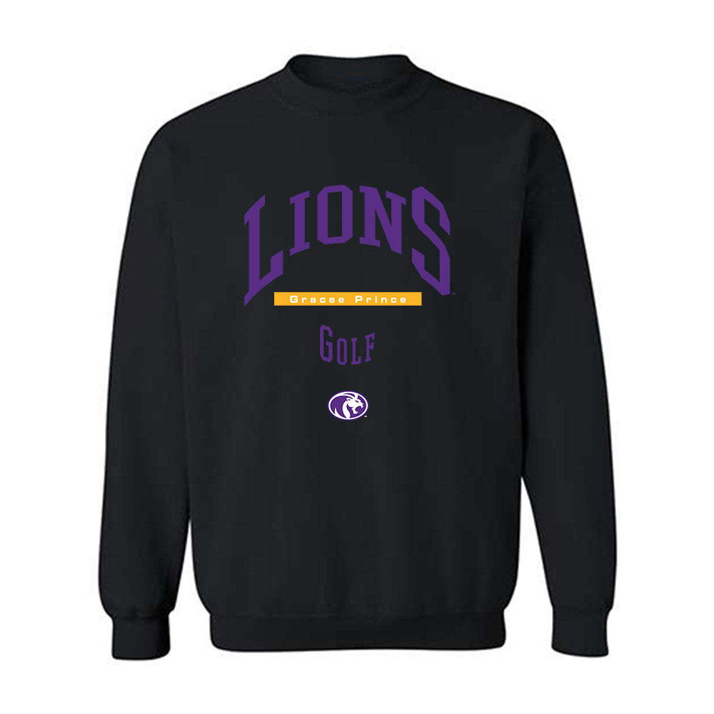 North Alabama - NCAA Women's Golf : Gracee Prince - Classic Fashion Shersey Crewneck Sweatshirt-0