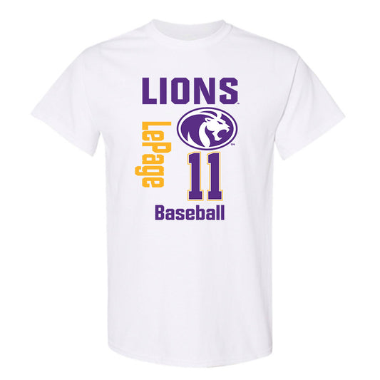 North Alabama - NCAA Baseball : Tyler LePage - Classic Fashion Shersey T-Shirt-0