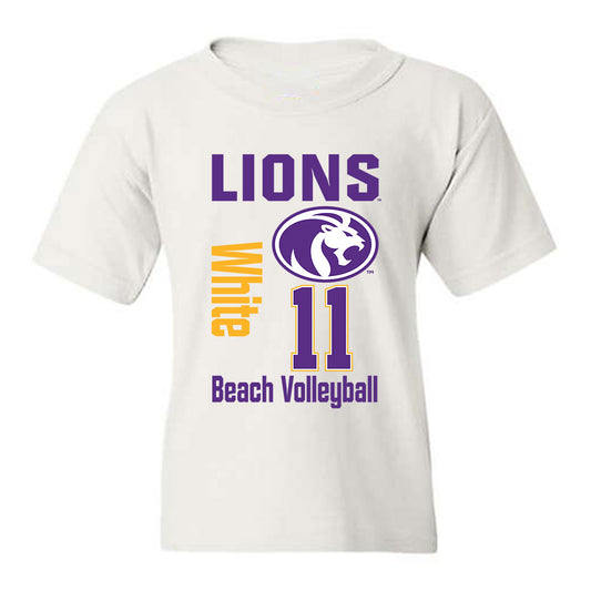North Alabama - NCAA Beach Volleyball : Emma White - Classic Fashion Shersey Youth T-Shirt-0