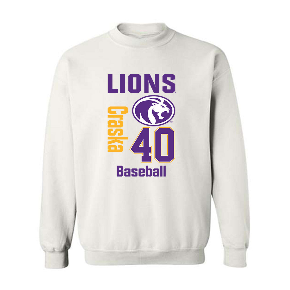 North Alabama - NCAA Baseball : Petey Craska - Classic Fashion Shersey Crewneck Sweatshirt-0