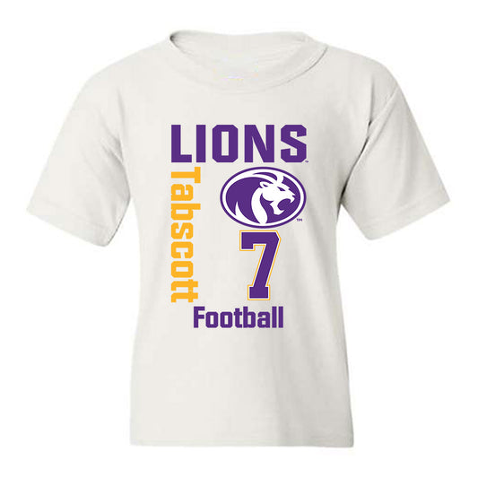 North Alabama - NCAA Football : DC Tabscott - Classic Fashion Shersey Youth T-Shirt-0