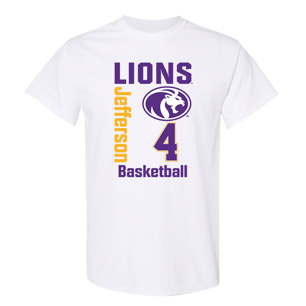 North Alabama - NCAA Men's Basketball : Canin Jefferson - Classic Fashion Shersey T-Shirt-0