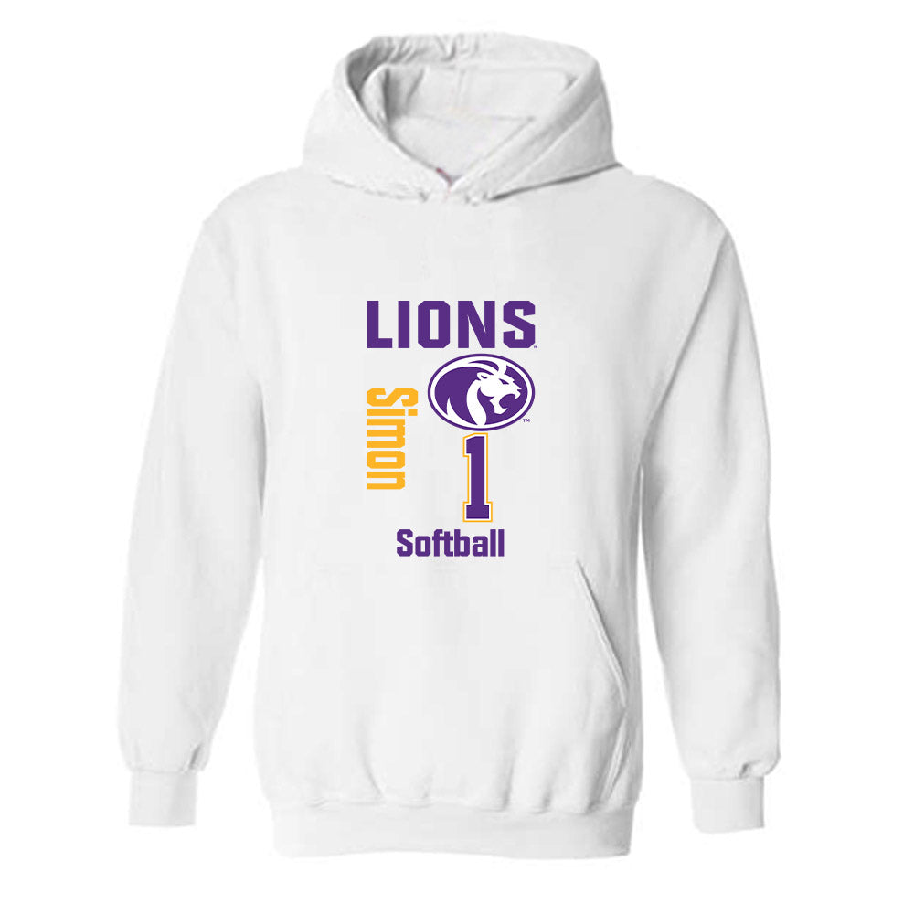 North Alabama - NCAA Softball : Katie Simon - Classic Fashion Shersey Hooded Sweatshirt