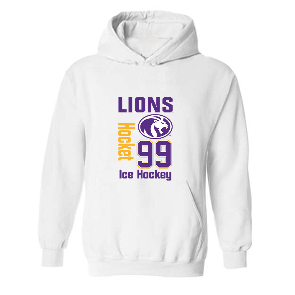 North Alabama - NCAA Men's Ice Hockey : ICE Hocket - Classic Fashion Shersey Hooded Sweatshirt-0