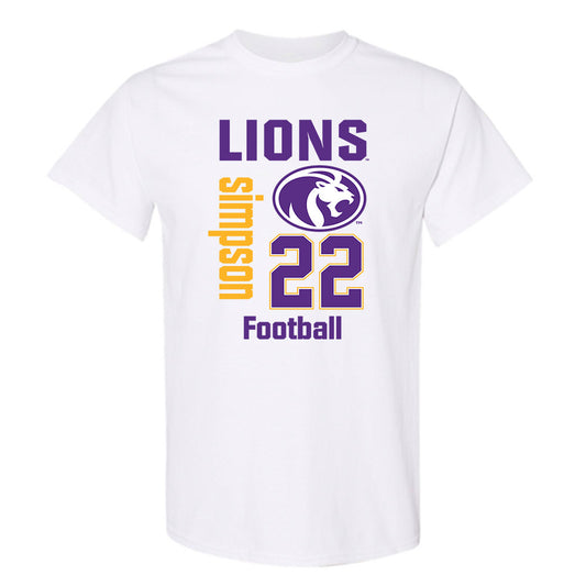 North Alabama - NCAA Football :Jaylen Simpson - Classic Fashion Shersey T-Shirt-0