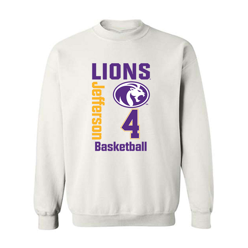 North Alabama - NCAA Men's Basketball : Canin Jefferson - Classic Fashion Shersey Crewneck Sweatshirt-0