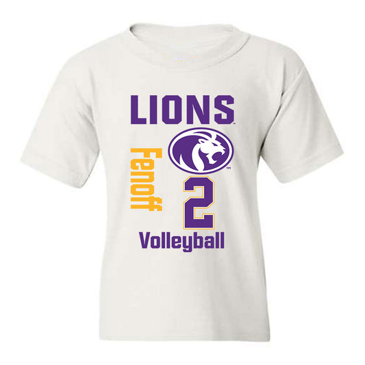 North Alabama - NCAA Women's Volleyball : Olivia Fenoff - Classic Fashion Shersey Youth T-Shirt