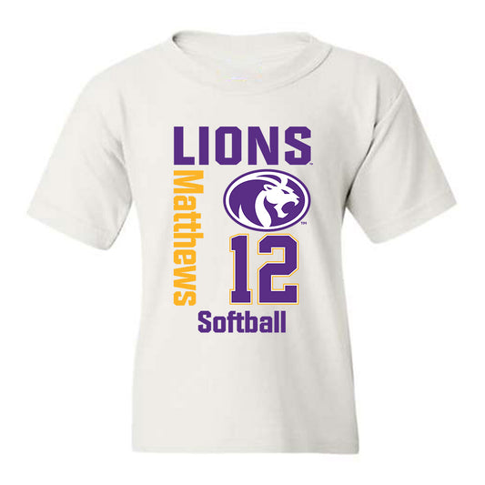 North Alabama - NCAA Softball : Emily Matthews - Classic Fashion Shersey Youth T-Shirt