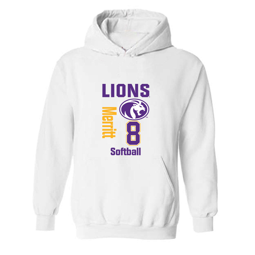 North Alabama - NCAA Softball : Holly Merritt - Classic Fashion Shersey Hooded Sweatshirt-0