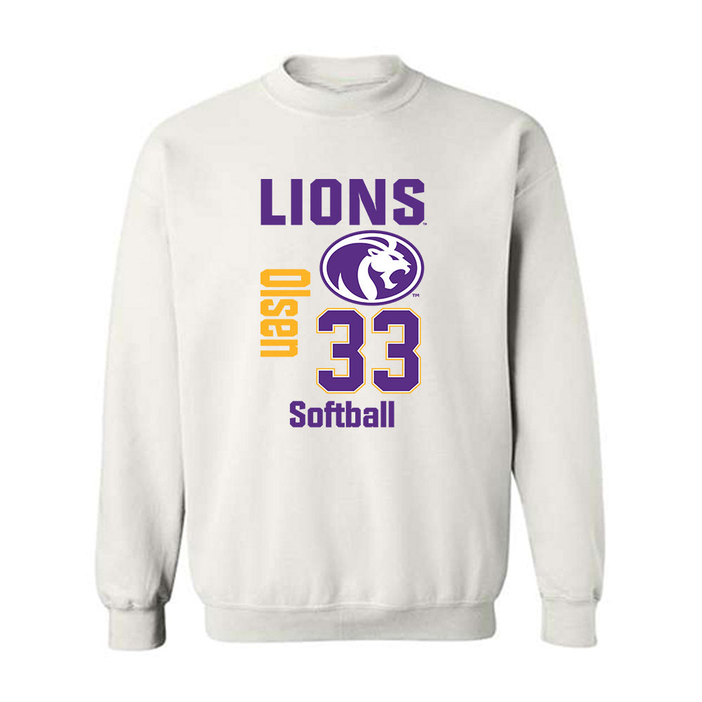 North Alabama - NCAA Softball : Maggie Olsen - Classic Fashion Shersey Crewneck Sweatshirt-0