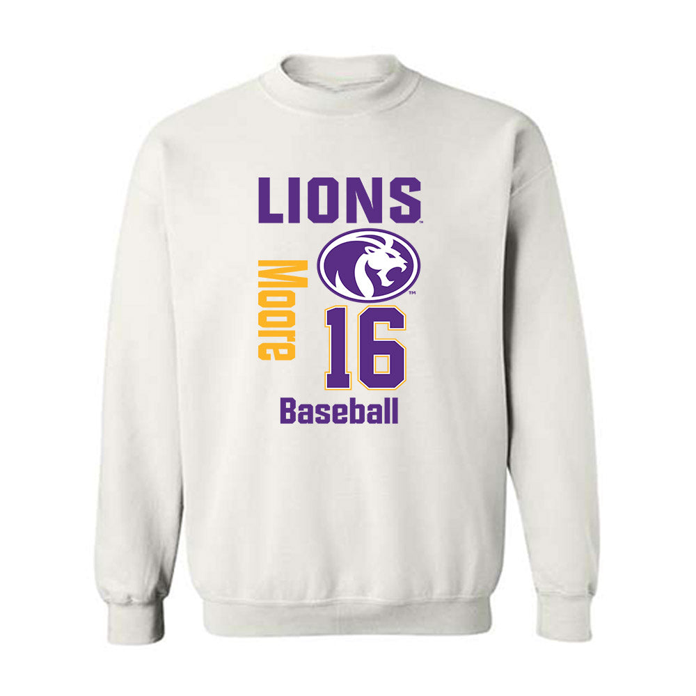 North Alabama - NCAA Baseball : Ethan Moore Moore - Classic Fashion Shersey Crewneck Sweatshirt-0